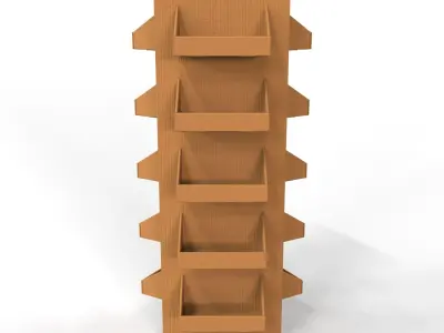 Point of Sale Cardboard Display Stand Texture