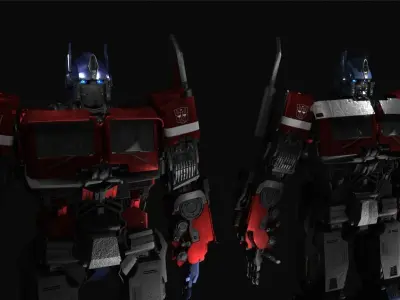 Optimus Prime Knightverse Bundle 3D model