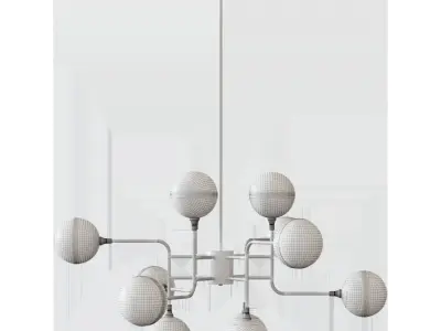 Pendant lamp Starkey 12 lights 3D model