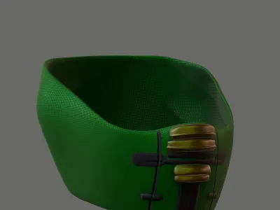 Gas mask helmet 3d model scifi Low-poly  Low-poly 3D model