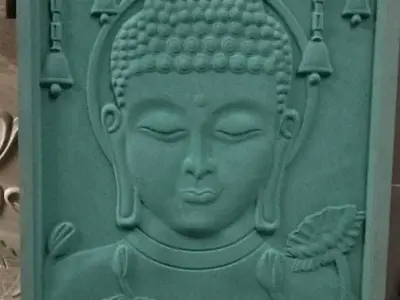 buddha wall 3D print model