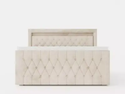 Franco Bed Pack With Storage Led Lighting 160 Low-poly 3D model