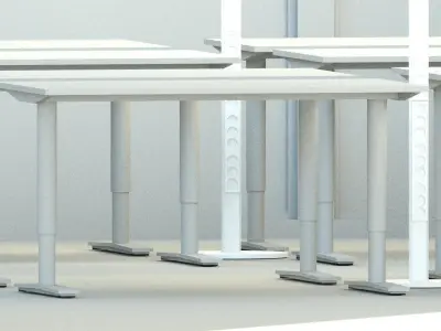Revit - Office table 3D model