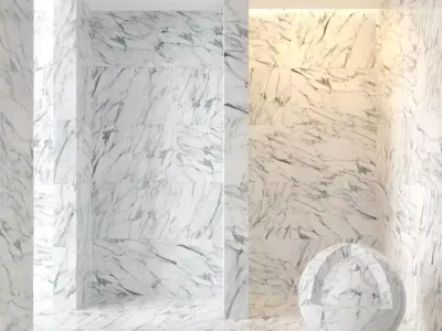 Marble wall 228 3D model