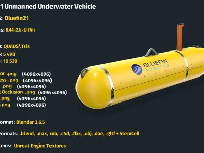  Collection Unmanned Underwater Vehicles 9 in 1 