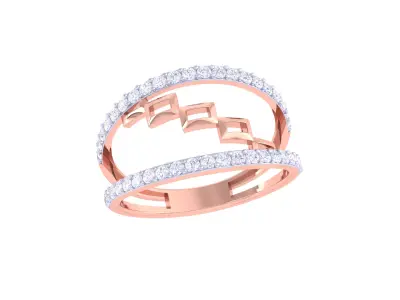Women Ring  Render 3dm STL OBJ FBX Details 3D print model 162