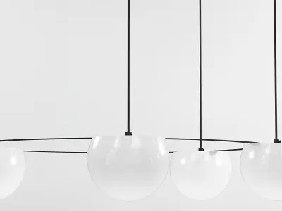 CIRC chandelier 3D model