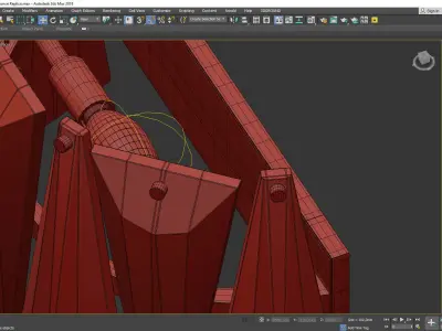 MARCELLA WALL Low-poly 3D model