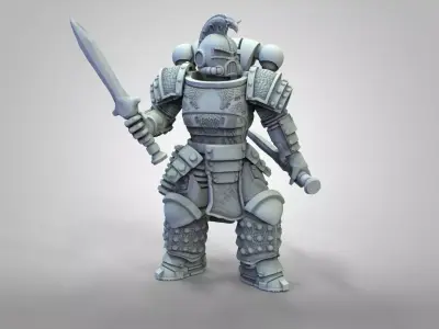 Son of the Snake with duble Sword 3D print model