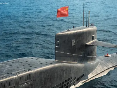  Jin Class Ballistic Missile Submarine Type 094 