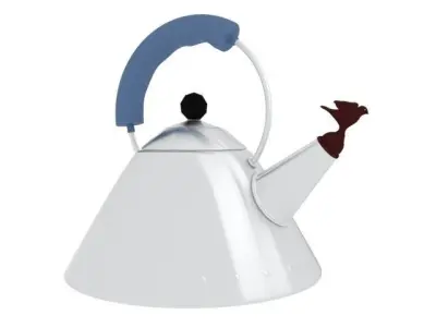 kettle stylized Free low-poly 3D model