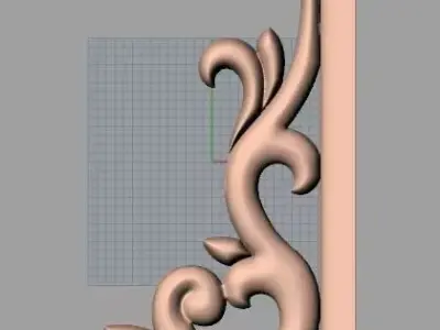 CNC 3D relief design STL format file used for artcam aspire E707 3D model