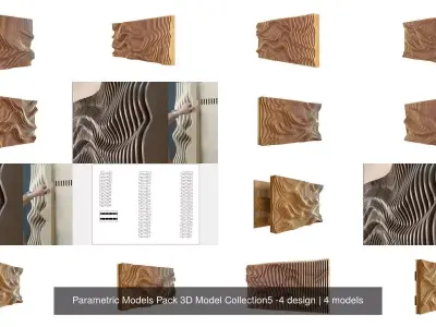 Parametric Models Pack 3D Model Collection5 -4 design