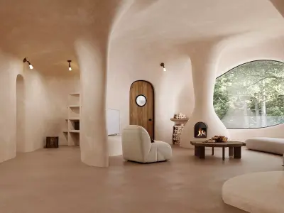 Organic Minimal Living Room 3D model