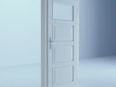 White Door 9 3D model