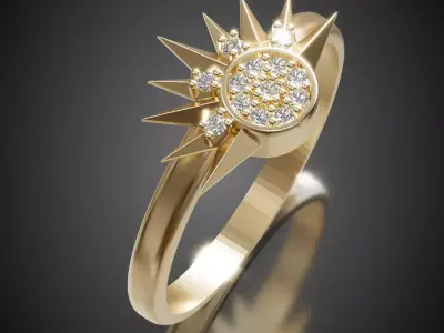 Ring Sun 3D print model purchase