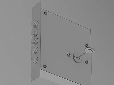 Door and Lock  3D model