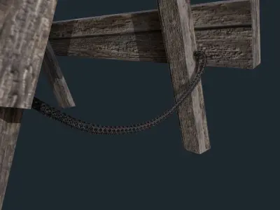 DangerRoadSign danger sign Low-poly 3D model