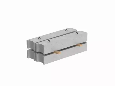 Concrete Blocks 3D model purchase