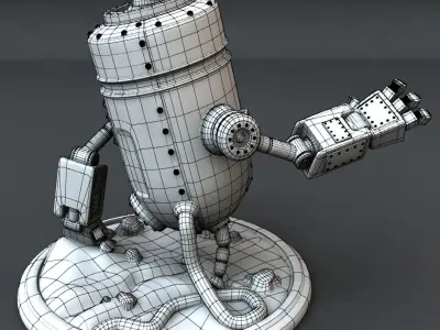 The Diver robot 3D model