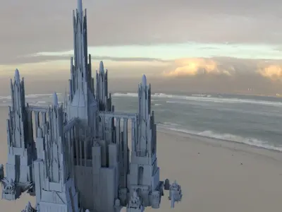 Babylon Tall oracle temple 3D model