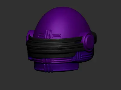 helmet high poly sculpt 3d 3D model