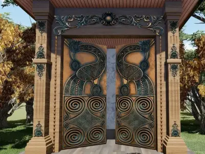 door design for 3d printing 3D print model