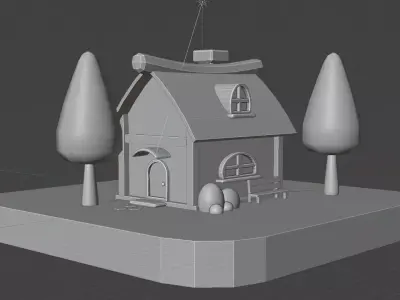 House  Free low-poly 3D model