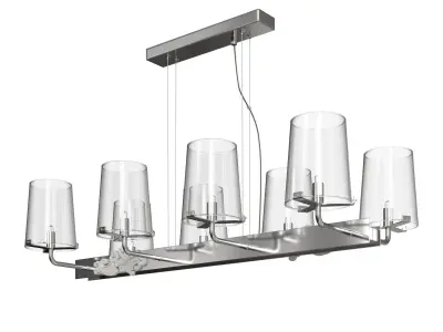 Pendant chandelier Maytoni Landmark MOD040PL-08CH 3D model