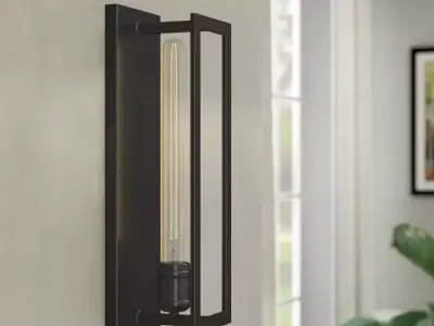 Dineen Light Flush Mounted Sconce - 3 Colour 3D model