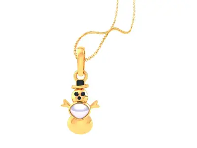 Kids Pendants 3dm STL OBJ FBX Renders Details 3D print model 14