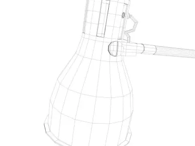 Modern Simple Designer Lamp Free low-poly 3D model