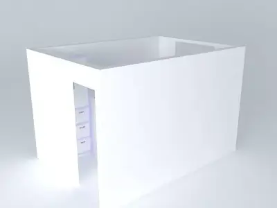 Nursery box with door Free 3D model