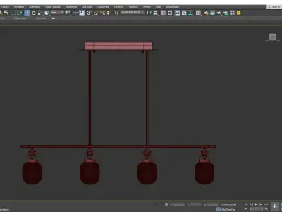 LUARA LONG B Low-poly 3D model