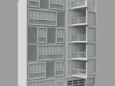 Modern Biulding Free 3D model