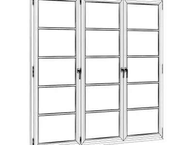 Plastic Window 2570mm x 2400mm 3D model