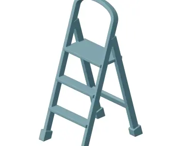 Plastic Premium Ladder Toy 3D model