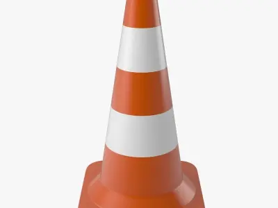 Traffic Cone 2 3D model