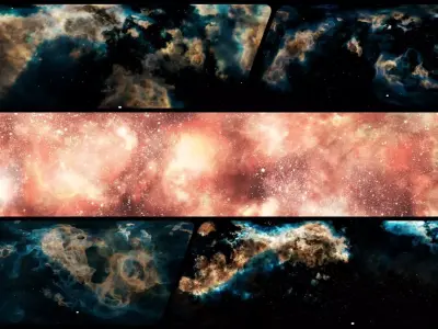 VR 360 starfield - extreme outer space BUNDLE 3D Model Pack