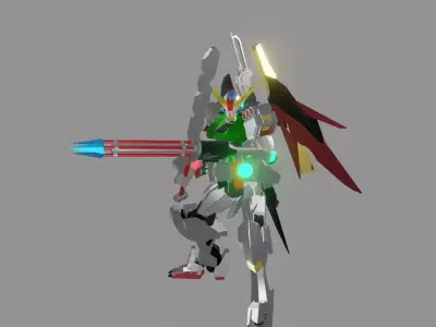 The Mecha Attacker 24 3D model