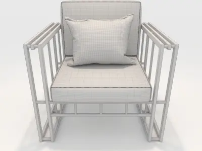 Sofa 1 Seater 14 3D model