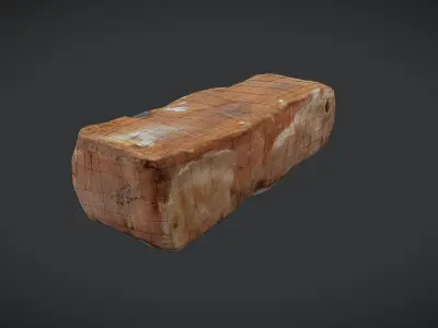 Brick 2 Low-poly 3D model