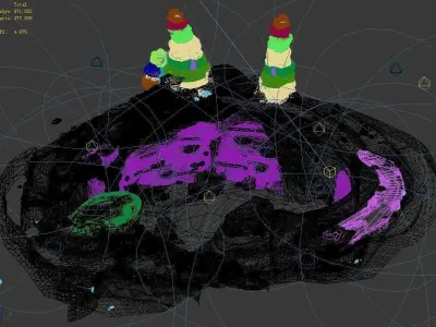 Space Meteor - Great Earth Pit 01 3D model