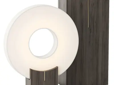Comet floor lamp 3D model