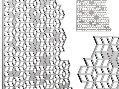 ELEVATION FACADE CNC DESIGN 3D model