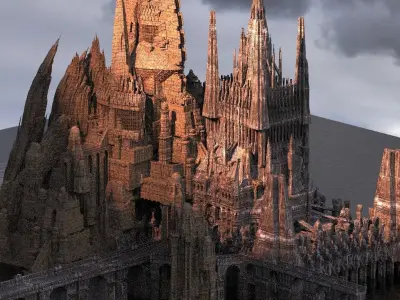 Conan Kings Barbarian Tower 3  3D model