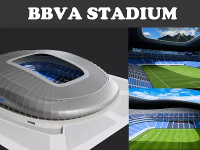 BBVA Stadium 3D 3D model