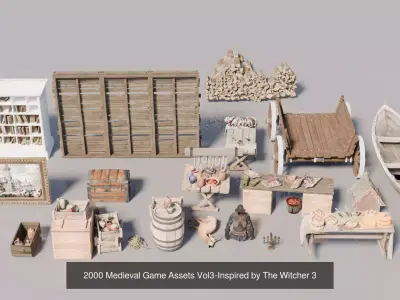 Mega Game Assets 3D Model Pack