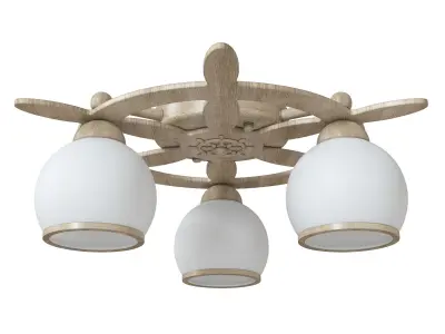 Ceiling chandelier OML-50507-03 and OML-50517-03 3D model