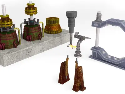 Jabbas Palace Basement Complete set 1-12 scale blackseries 3D Model Pack